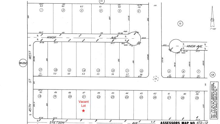 4421 Stetson (assessors map)